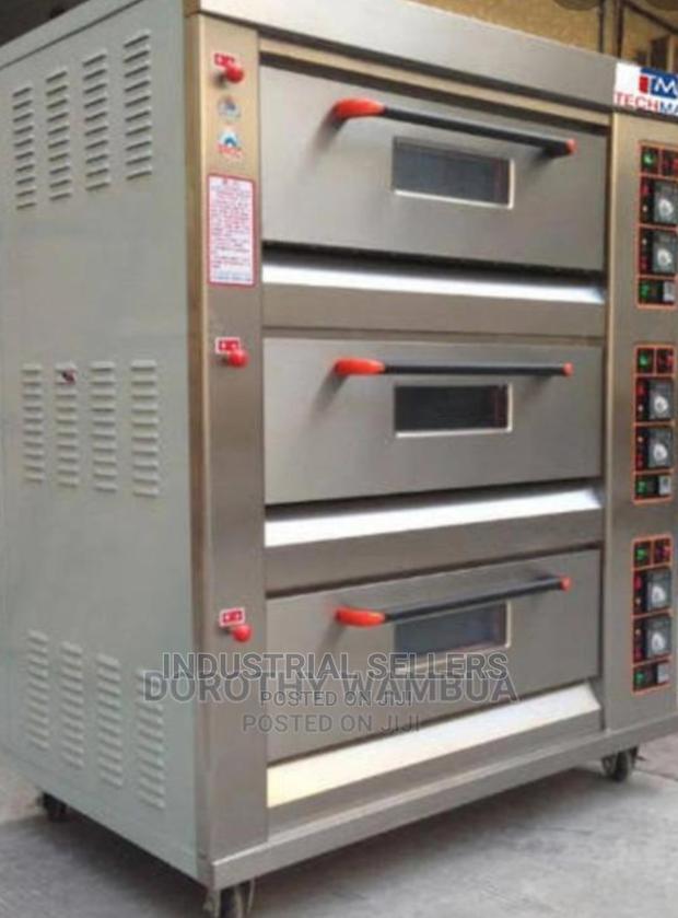 Industrial 3deck 6trays Industrial Oven - main view