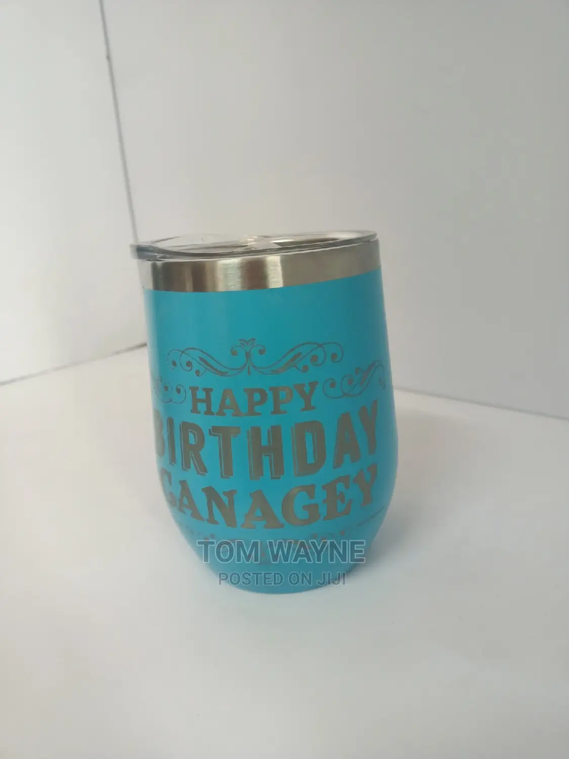 Engraved Tumbler Thermal Mug Which Keeps Liquids Warm/Hot