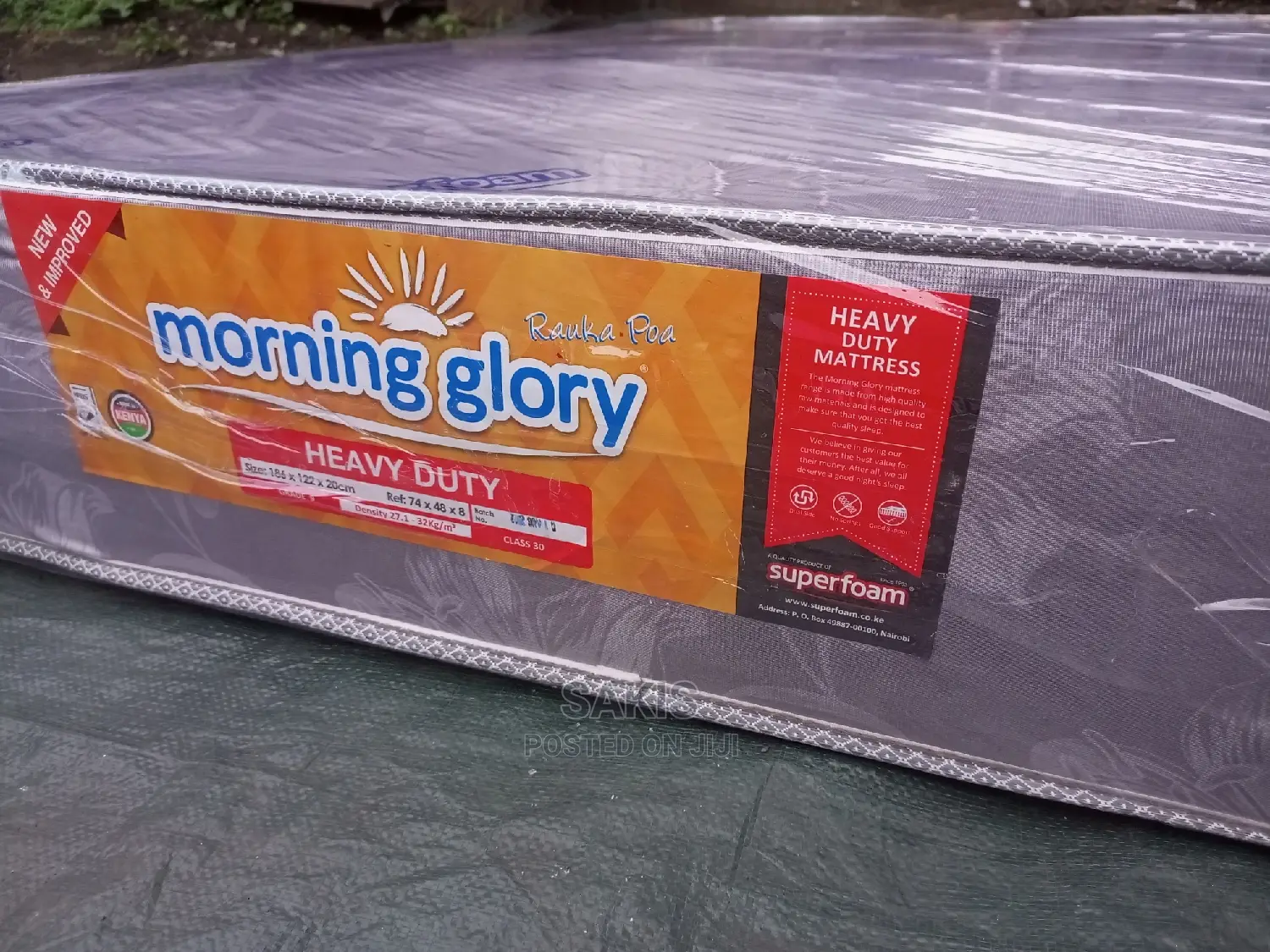 186*122*20 Cm Mattresses. Heavy Duty (4*6*8). Free Delivery
