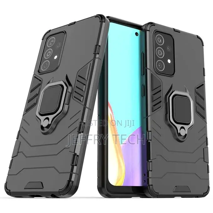 Rugged Shockproof Ring Back Case for Samsung Galaxy A52