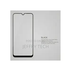 Infinix Hot 8 Glass Screen Protector - Black