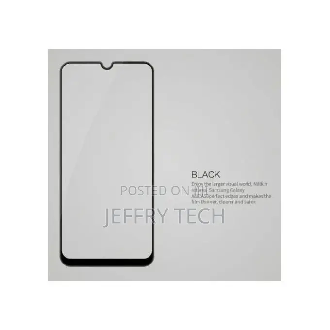 Infinix Hot 8 Glass Screen Protector - Black