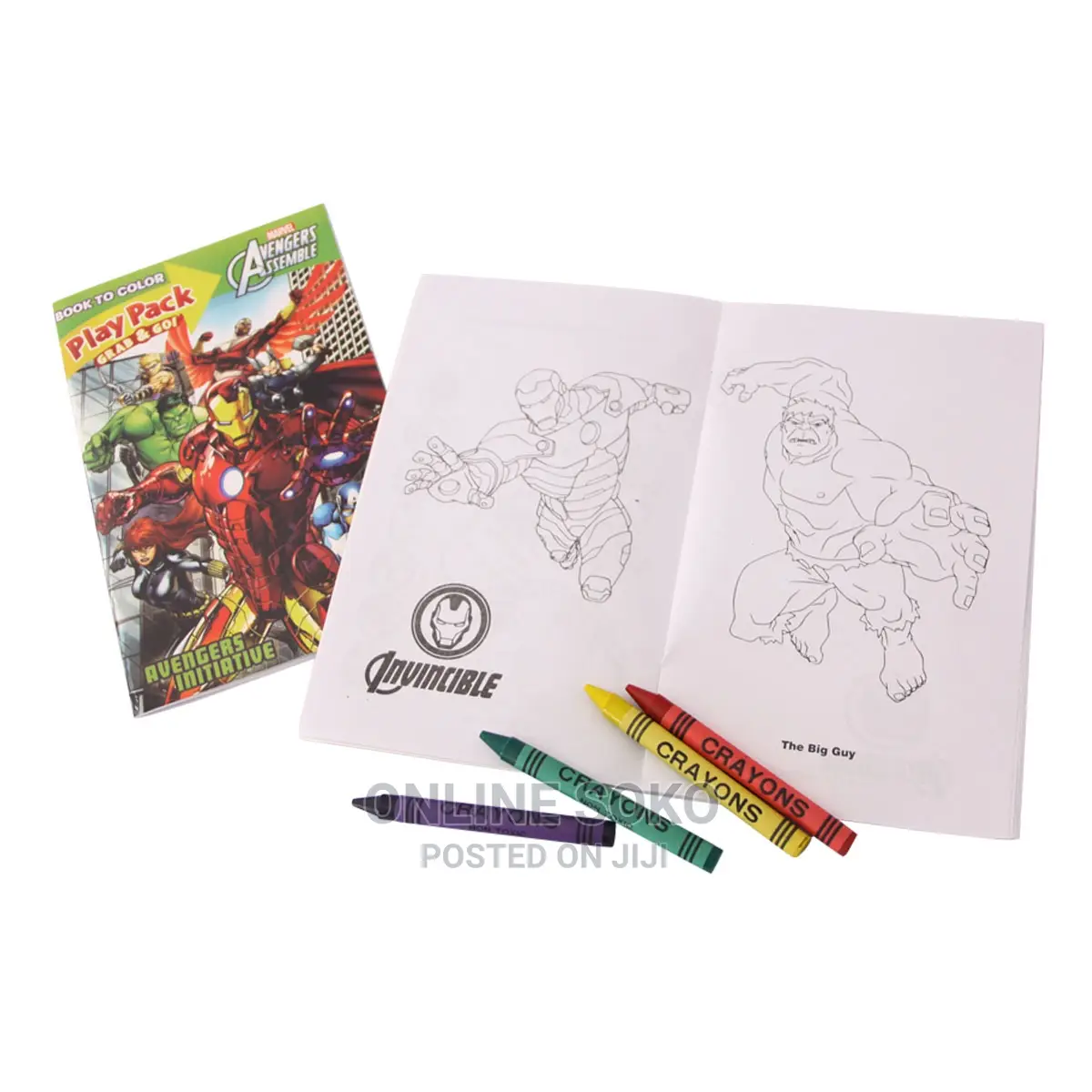 Kids Art Craft Grab Go Play Pack Colouring Book