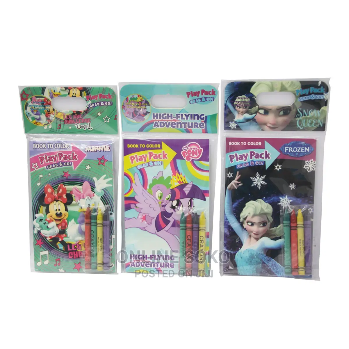 Kids Art Craft Grab Go Play Pack Colouring Book