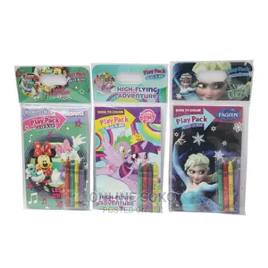 Kids Art Craft Grab Go Play Pack Colouring Book