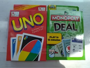 Uno Playing Cards and Monopoly Cards