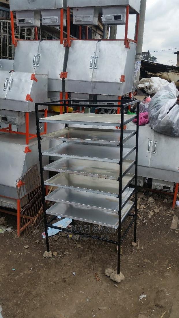 Stainless Steel Bakery Tray Rack Trolley - thumbnail 3