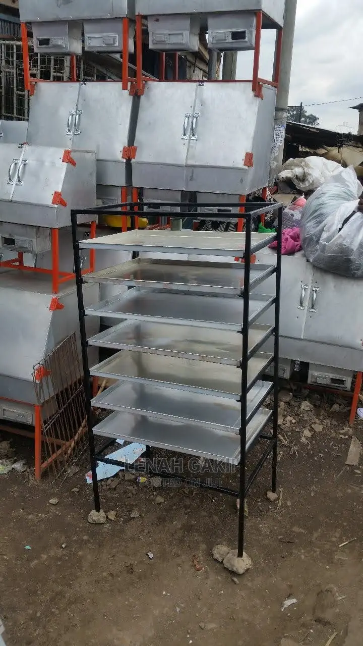 Stainless Steel Bakery Tray Rack Trolley
