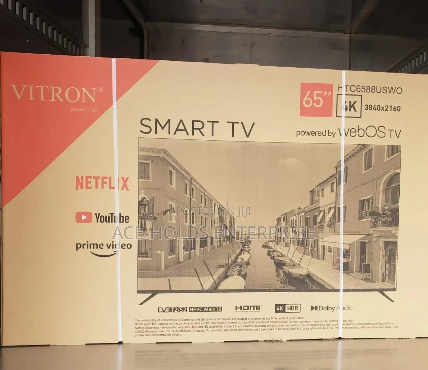 Vitron 65 Inches Smart Android Tv