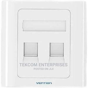 Vention 2port Keystone Jack Wall Face Plate - thumbnail 2