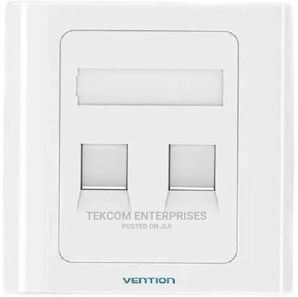 Vention 2port Keystone Jack Wall Face Plate