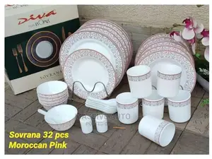 Morocan Pink Set of Dinner Set Is Available