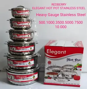 Elegant Hot Pot Set of 6.