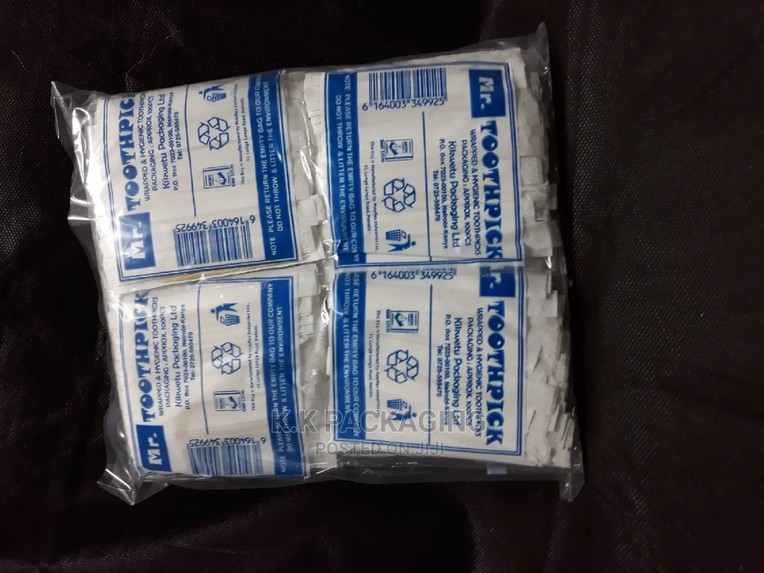 Wrapped Toothpicks
