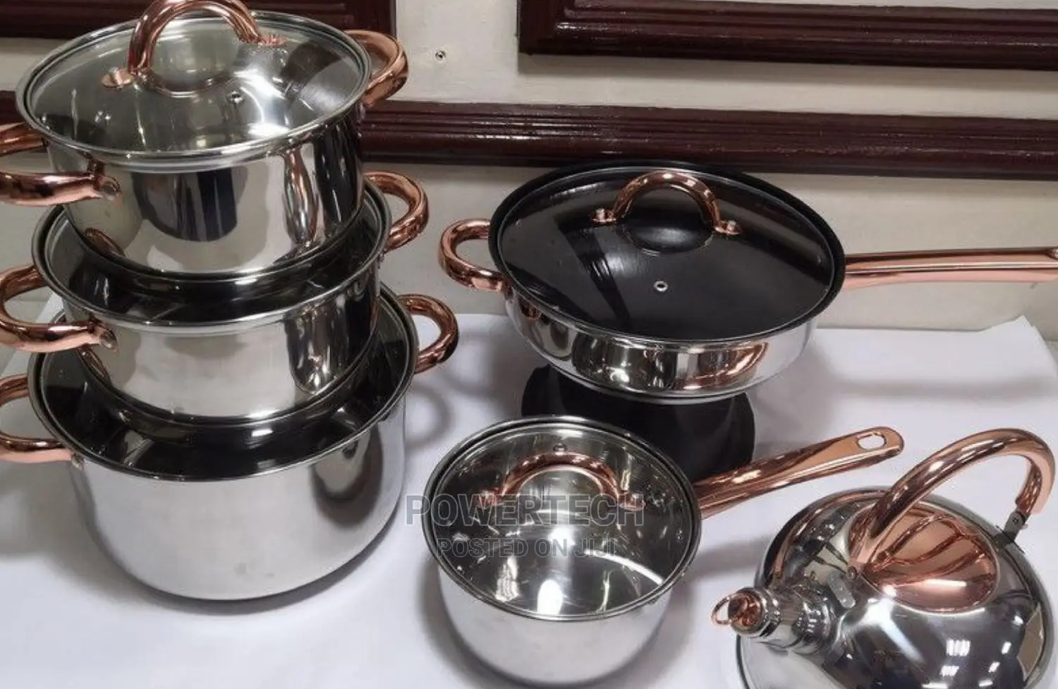 Stainless Steel Cookware Set 12pcs 