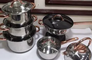 Stainless Steel Cookware Set 12pcs 