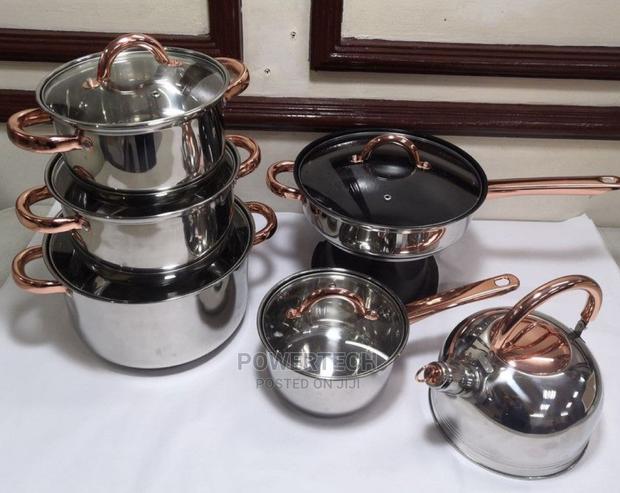 Stainless Steel Cookware Set 12pcs! - main view