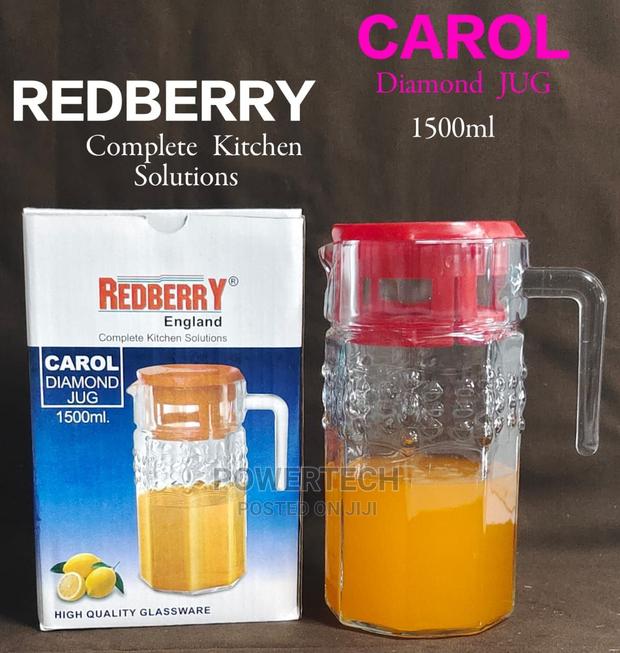 Glass Jur 1500ml -Redberry - main view