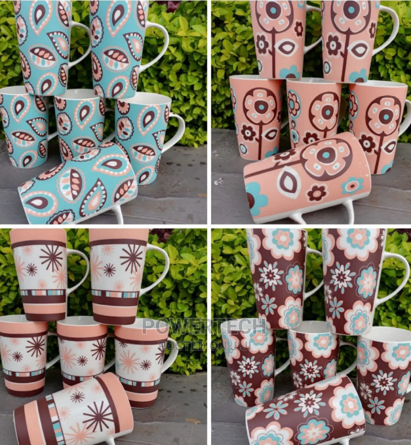 6pcs Ceramic Mugs ;