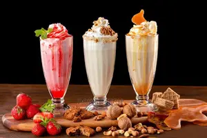 Quality Smoothie Glasses -6 Pieces