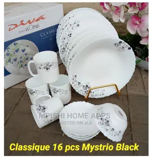16pcs Dinner Set Mystrio Black