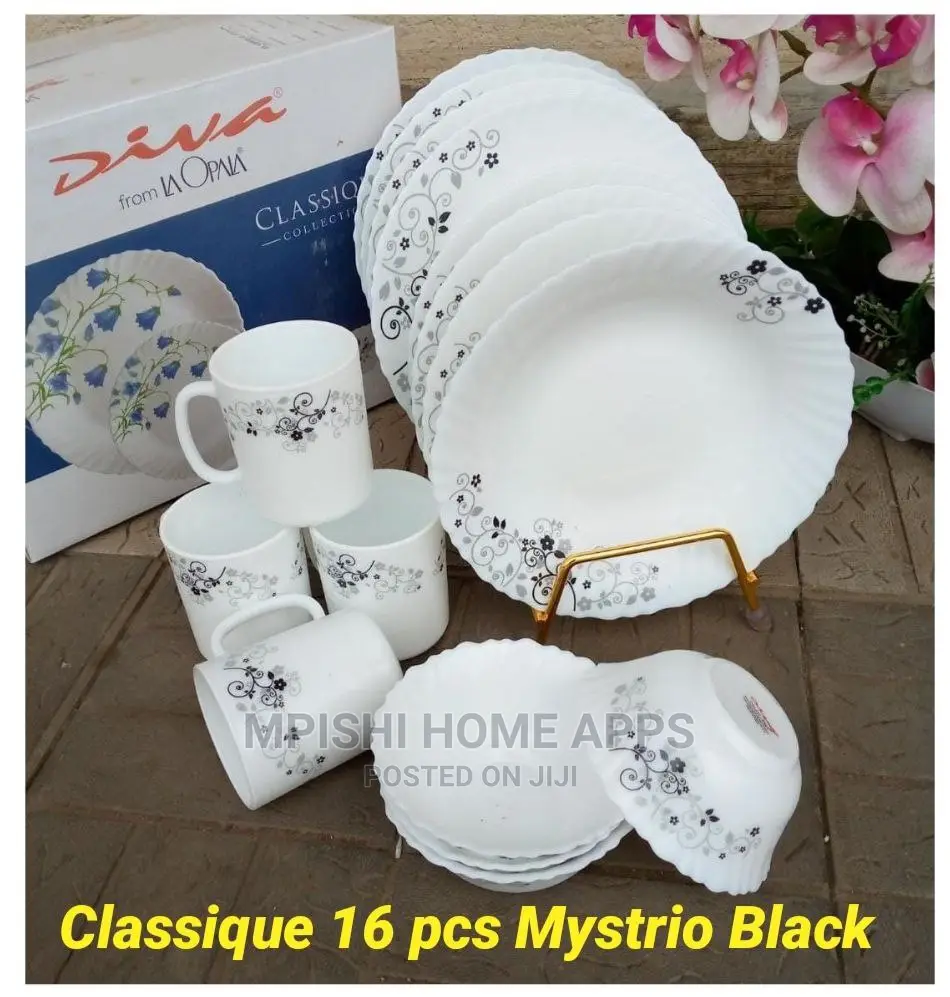 16pcs Dinner Set Mystrio Black