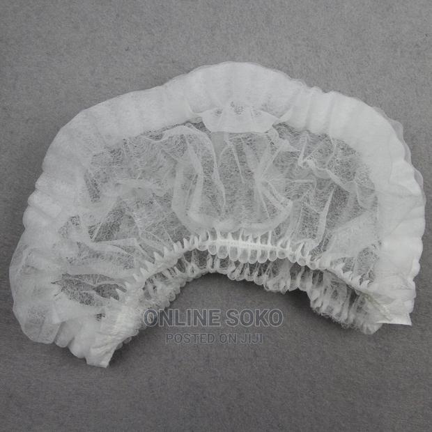 Multipurpose Disposable Free Size Hair Net Cap Hats - 100 Pc - thumbnail 3