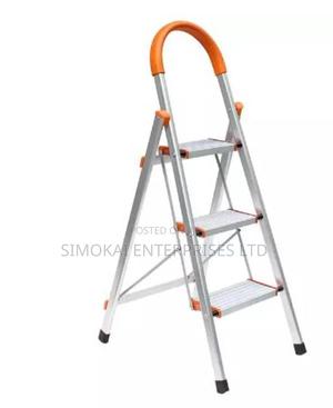 3,4 5 Step Household Aluminum Folding Step Ladder - thumbnail 2