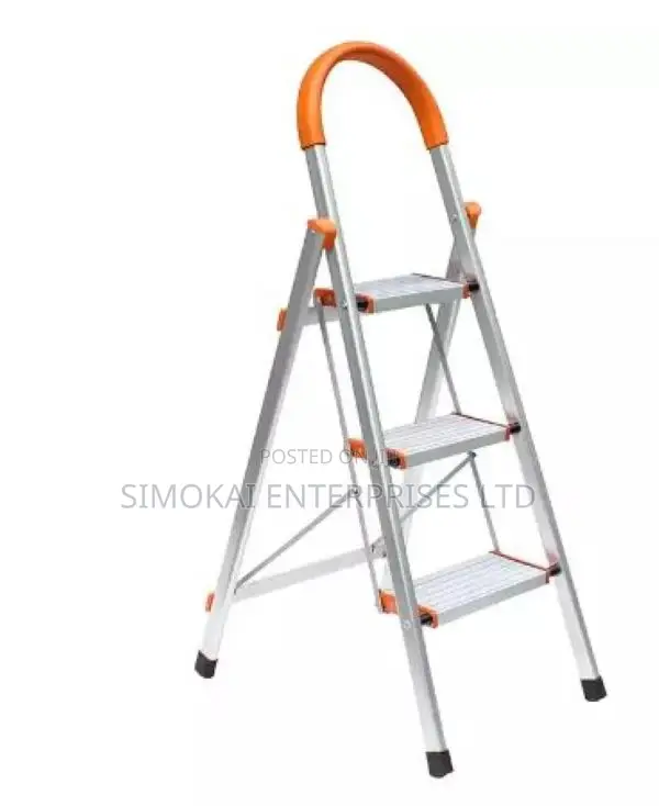 3,4 5 Step Household Aluminum Folding Step Ladder
