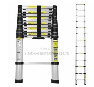 Aluminum Telescopic Ladder 3.8M 13 Step - thumbnail 2