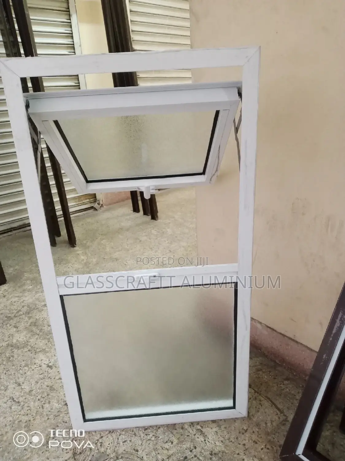White Top Hang Windows