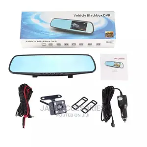 Car Rearview Mirror Dash Cam Dvr With Reverse