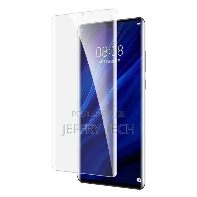UV Liquid Curved Full Glue Tempered Glass for Huawei P30 Pr