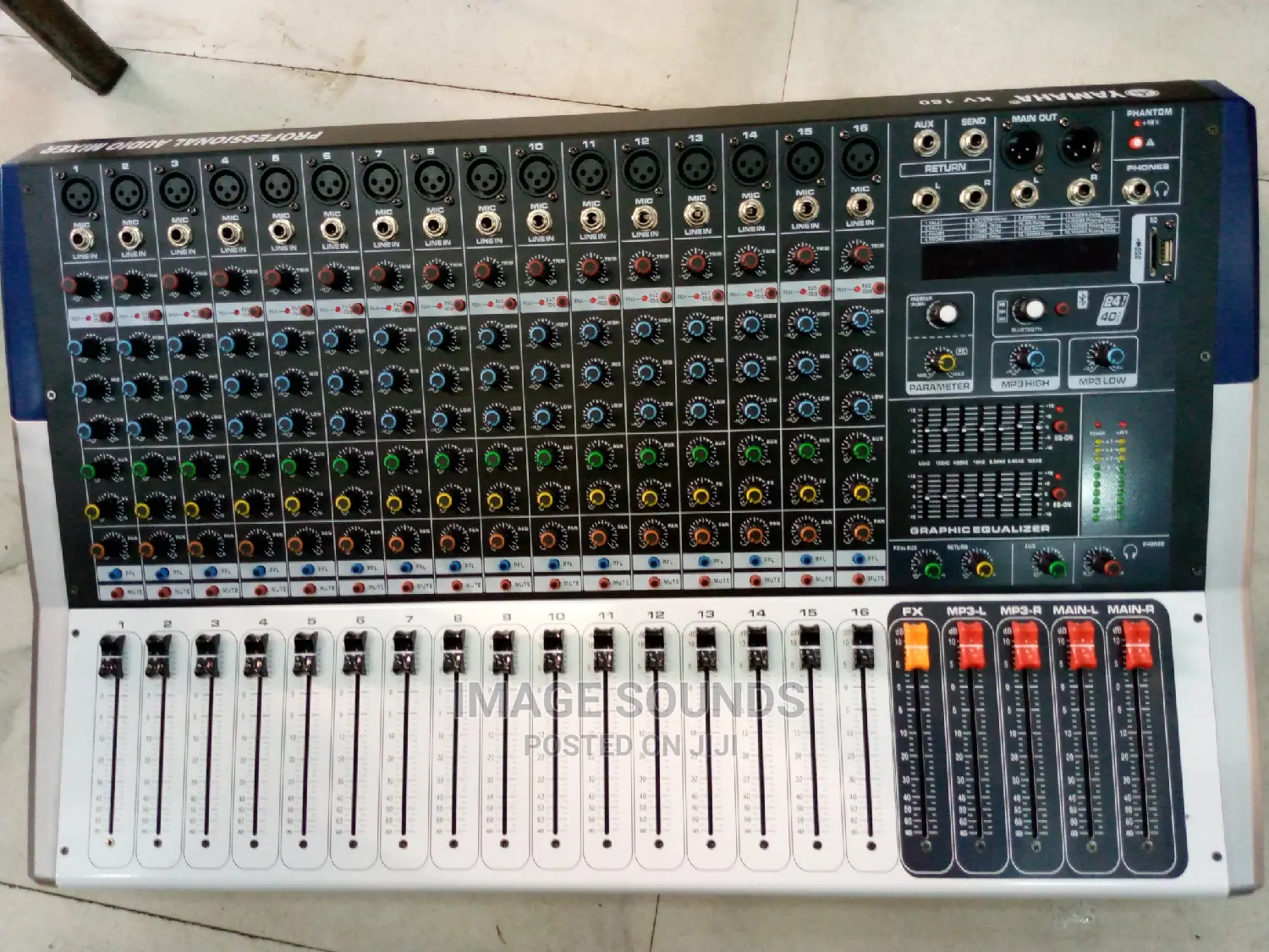 Powered Mixer Ctop Kv-16channel