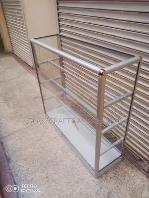 Shelved Aluminum Displays