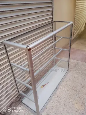 Shelved Aluminum Displays