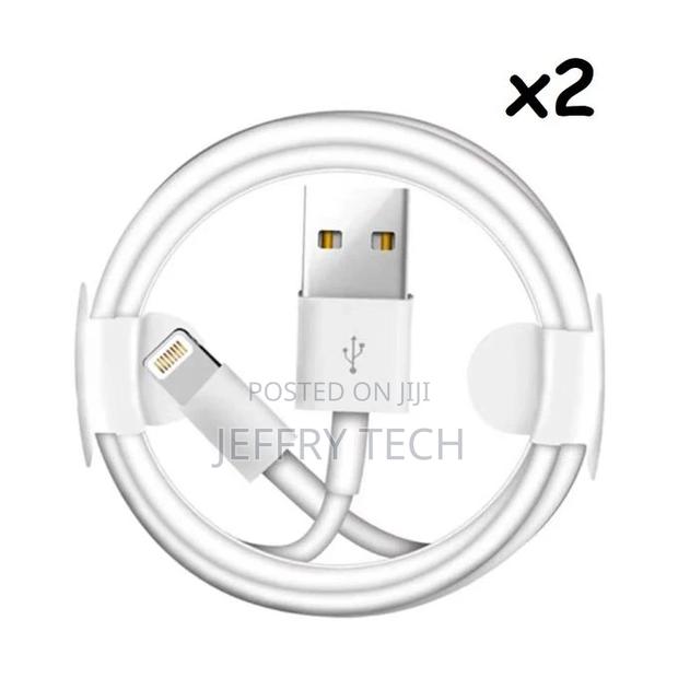 2pcs Super Quality iPhone 8pin USB Charging Adapter/ Cable - main view