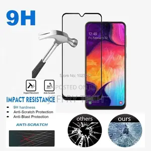 2.5d 9h Tempered Glass for Samsung Galaxy A30 A10 Full Film