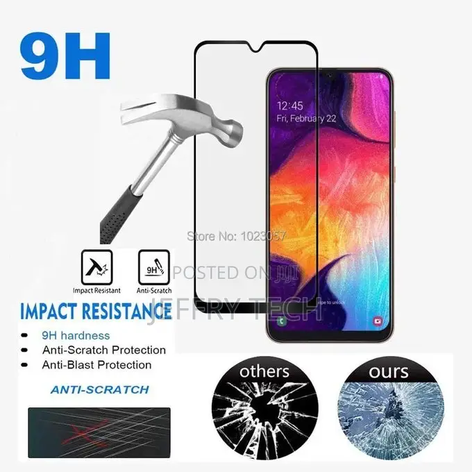 2.5d 9h Tempered Glass for Samsung Galaxy A30 A10 Full Film