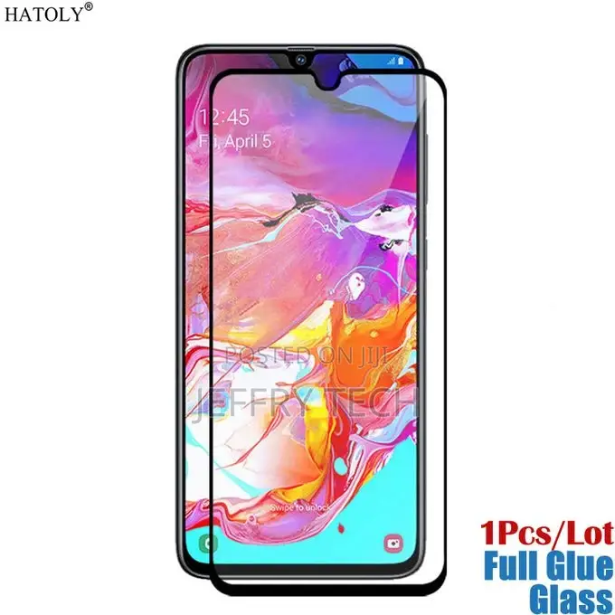 Full Glue Glass for Samsung Galaxy A70 Tempered Glass For
