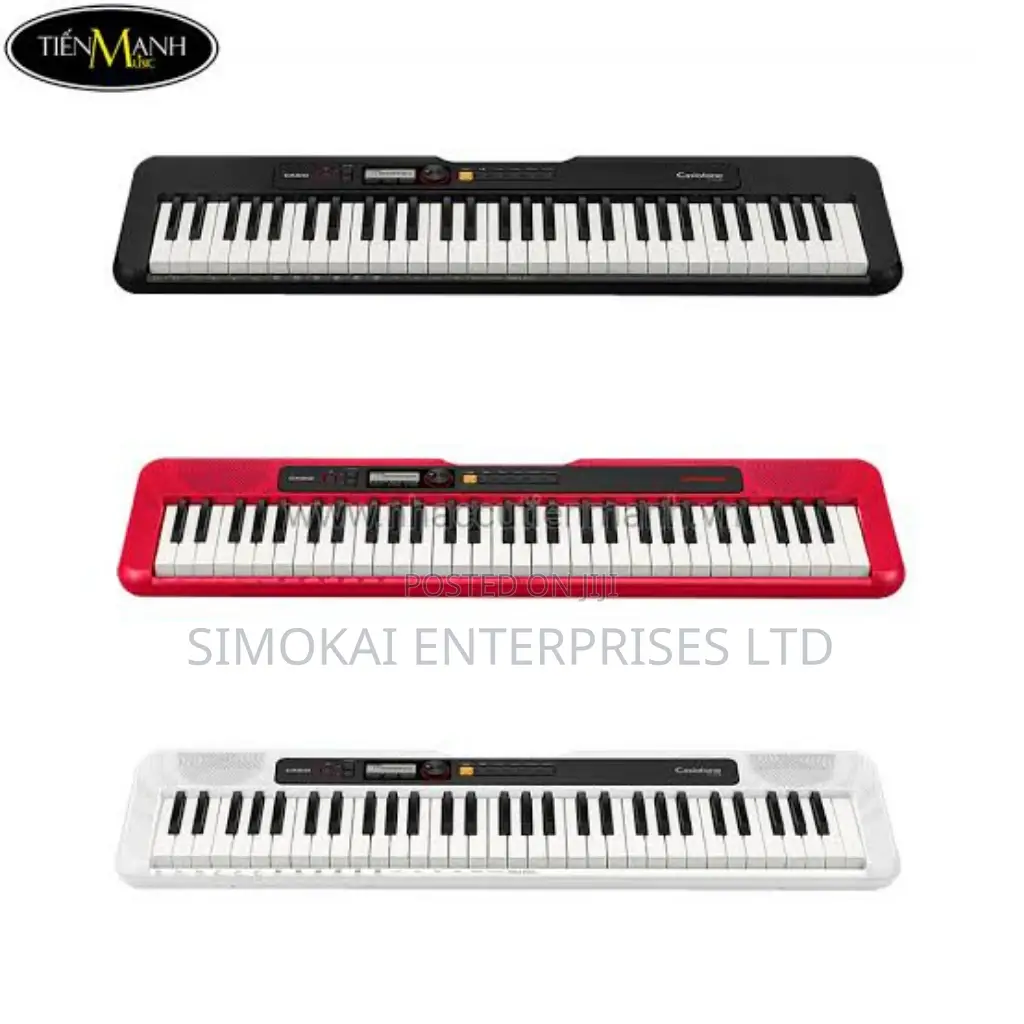 Casiotone CT S200 Keyboards Red, White Black