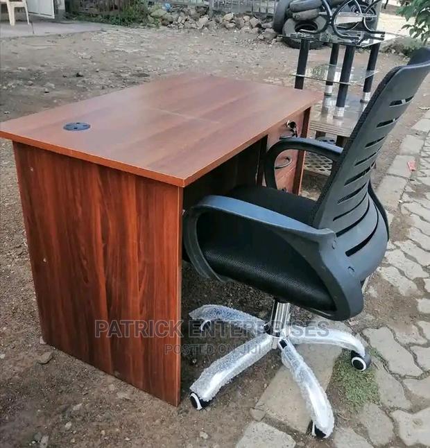 1.2 Mtrs Office Desk Plus Low Back Recliner Mesh Chair - thumbnail 2