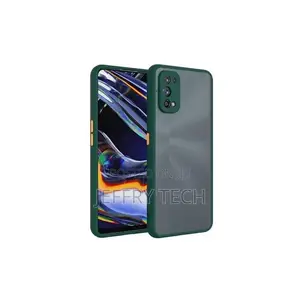 Back Cover for OPPO Reno 5 Matte Camera Protector - Dark Gre