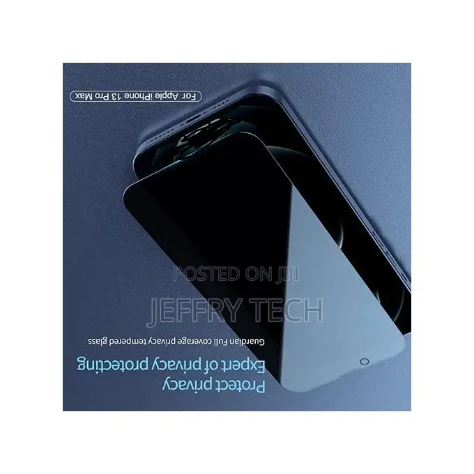 For iPhone 13 Pro Max 6.7 Privacy Tempered Glass Screen Prot