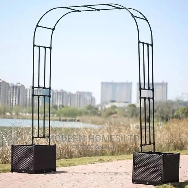 Elegant Steel Arch Flower Frame Design Garden - thumbnail 2