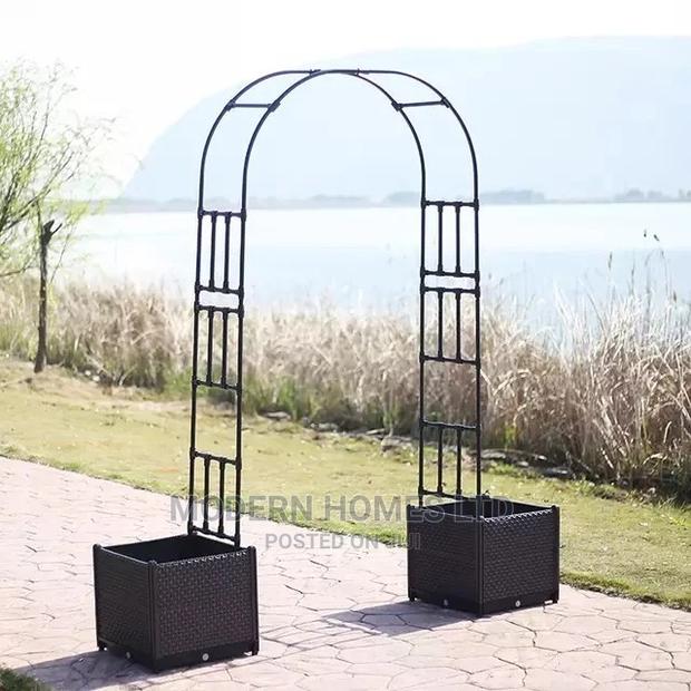 Elegant Steel Arch Flower Frame Design Garden - thumbnail 3
