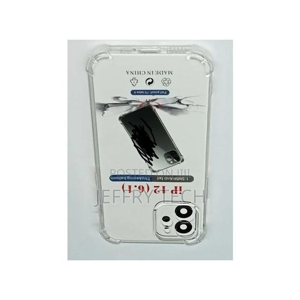 Back Cover Anti Shock for Apple iPhone 12 - Clear - thumbnail 2