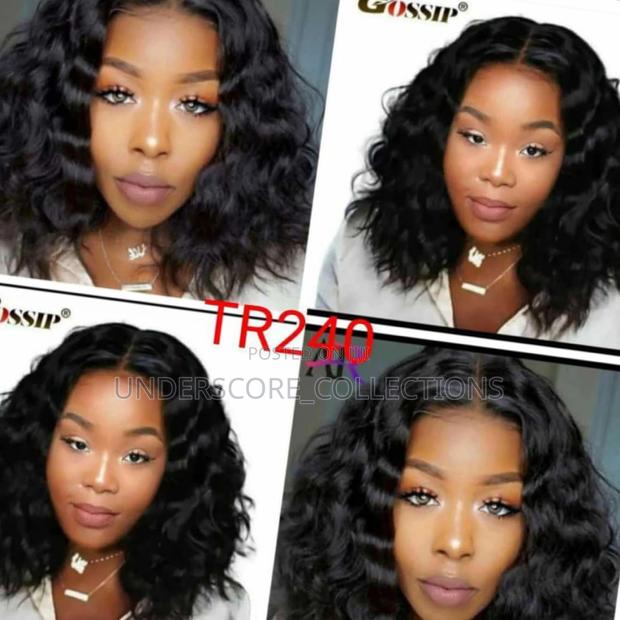 Ladies Short Semi Human Wigs - main view