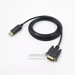Display Male Port to VGA Male Cable