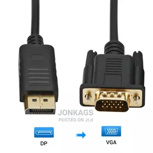 Display Male Port to VGA Male Cable